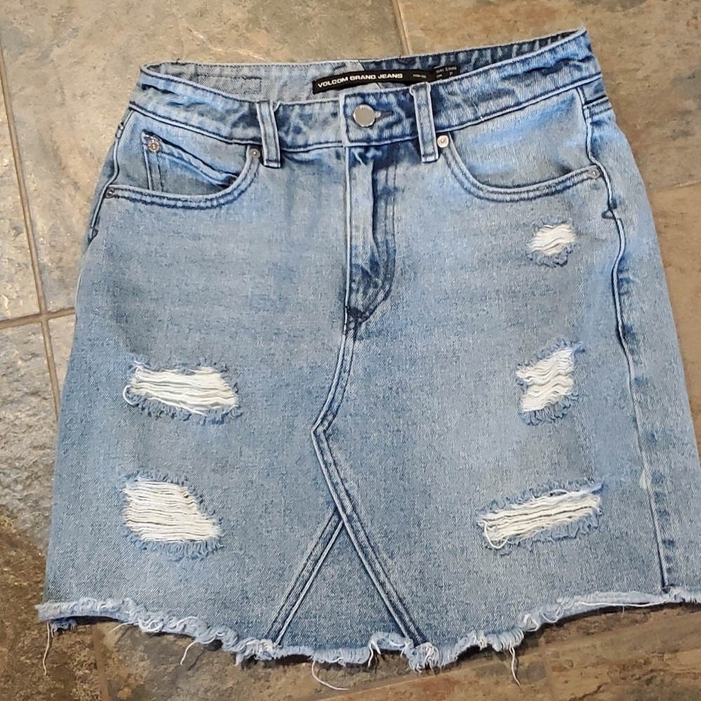 VOLCOM* Jeans Skirt